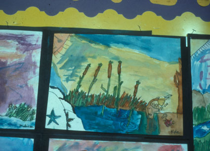 Student artwork from Ocean Immersions