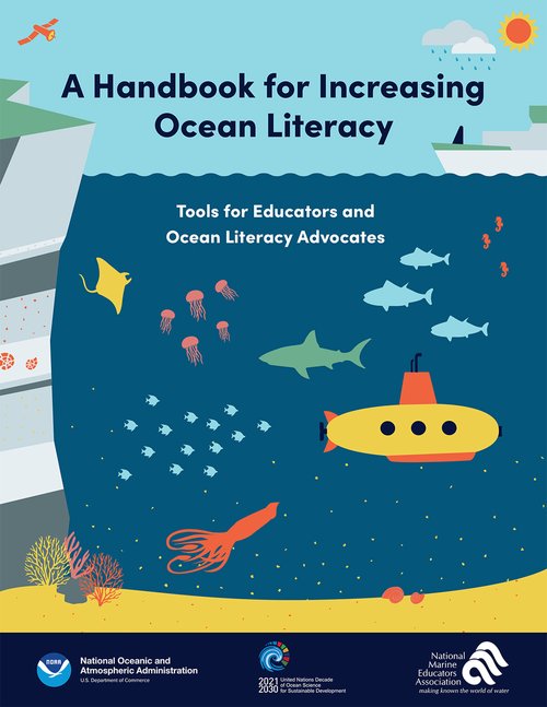 Cover of A Handbook for Increasing Ocean Literacy: Tools for Educators and Ocean Literacy Advocates.
